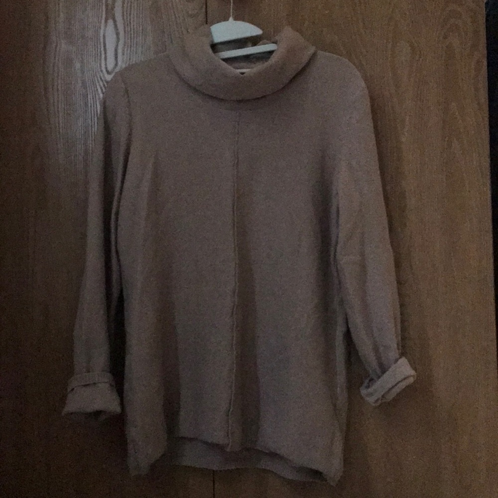 Tan Turtleneck Calvin Klein Sweater